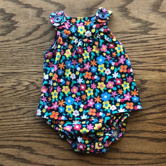 Carter’s Baby Girl’s Bodysuit Dresses, Bundle of 2 - Picture 2 of 7